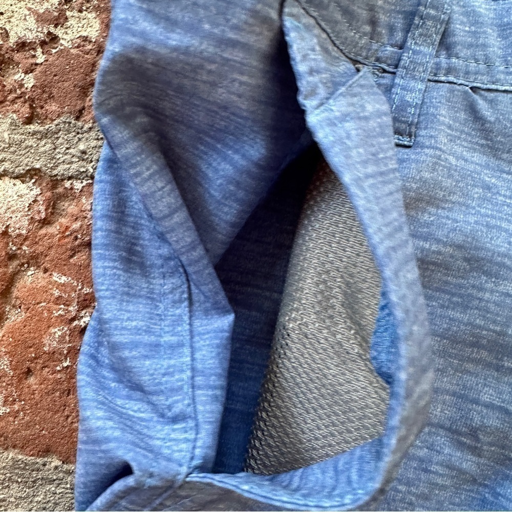 Free Planet Chino Shorts kids size 14 Mid Rise Zip Fly Flat Front 5 Pockets - Picture 3 of 16